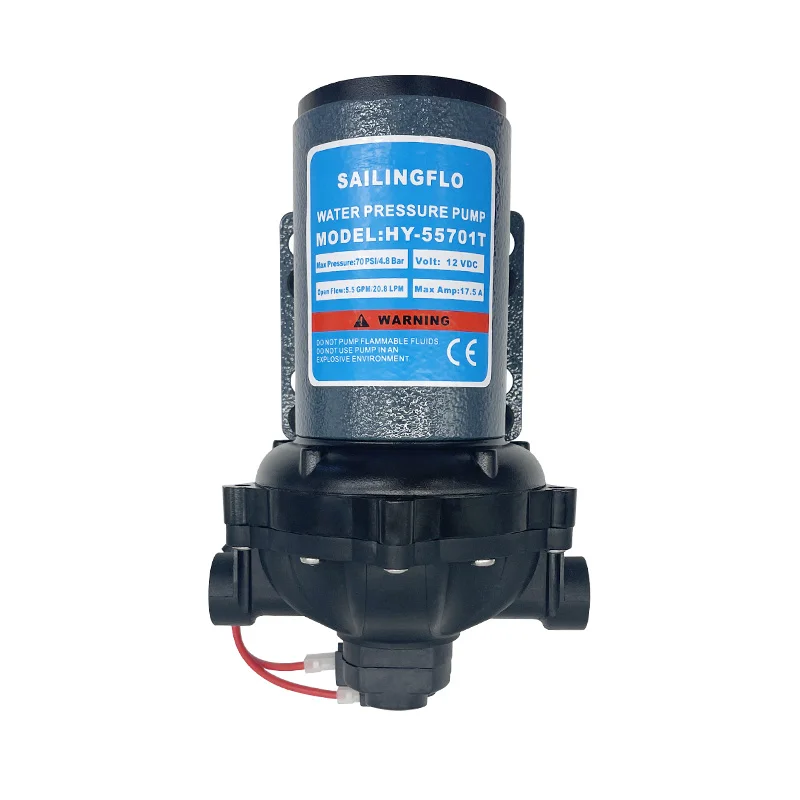 12V 20.8LPM High Pressure Deck Washdown Water Pump Kit Electric Marine Cleaning Pump Kit