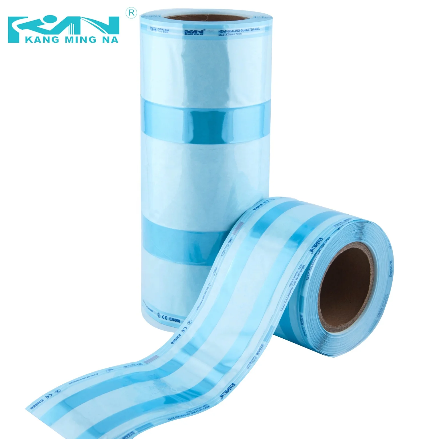 Medical Autoclave Package Heat Sealing Sterilization Pouch Gusseted Reels Roll