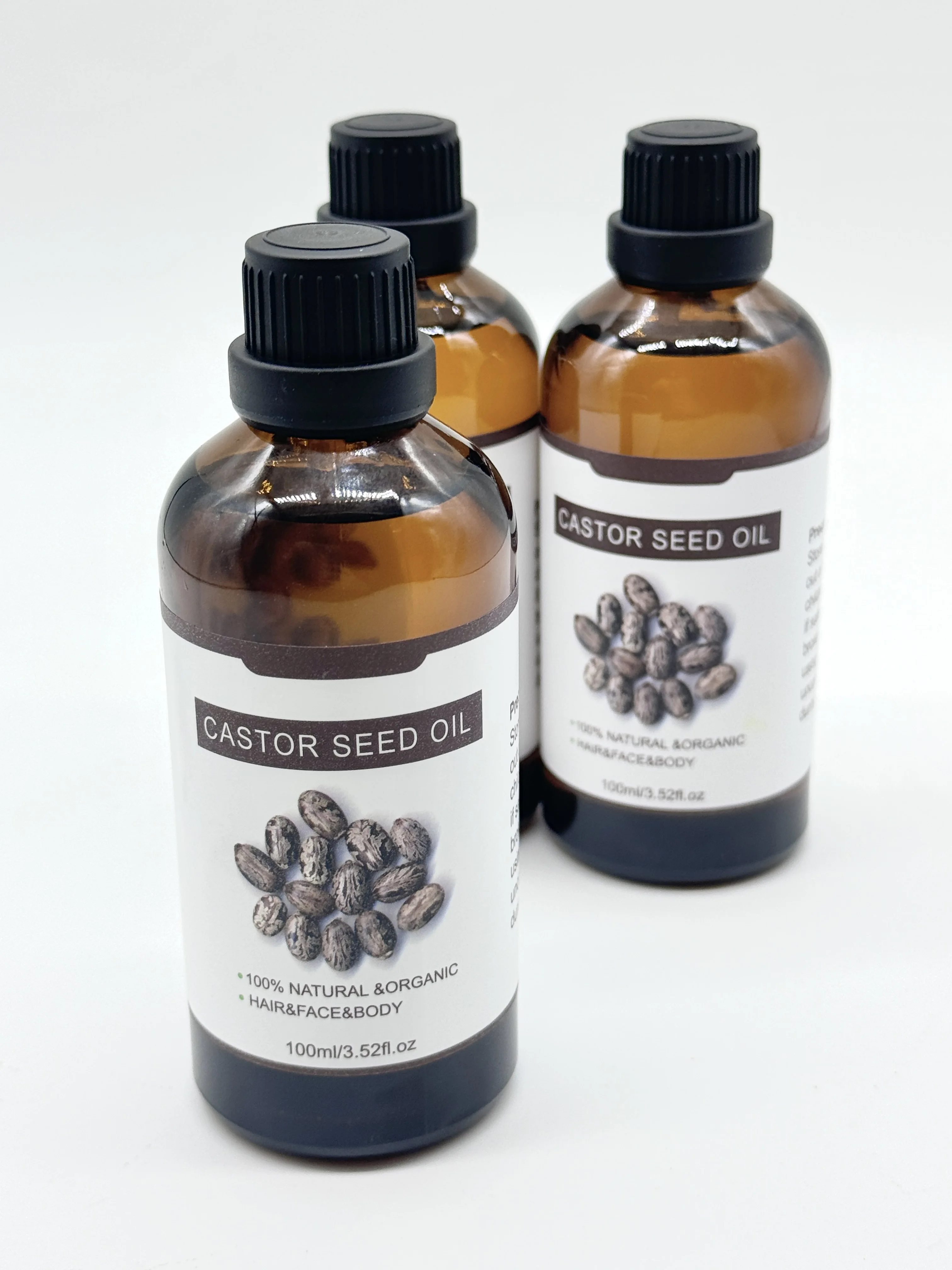 Pure Raw Material 100% Pure organic Body Essential Oil Castor Seed Oil for for Massage