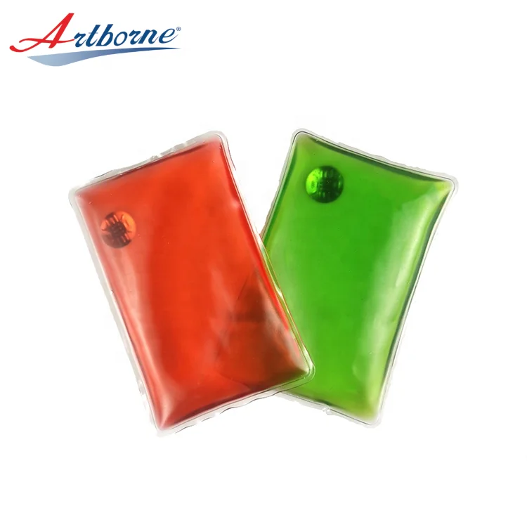 Artborne Rectangle Shape Custom Logo Heat Pad Hand Warmer Body Warmer Click Heat Pack Magic Gel Heat Pack Hand Warmer