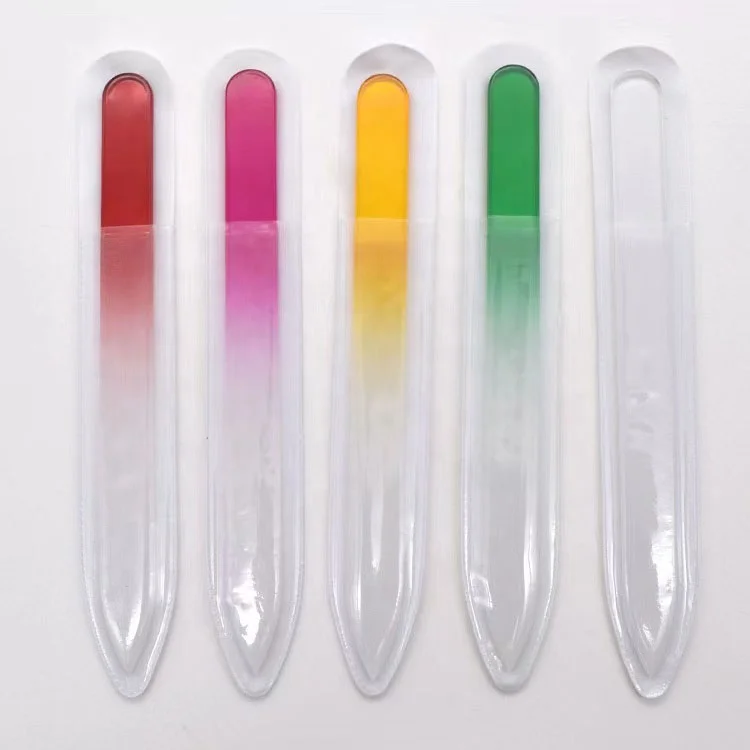 Bulk Beauty Salon Nail Tools High Quality Custom Logo Nail Files Professional Manicure Polishing Strip File Nano Glass Nail File