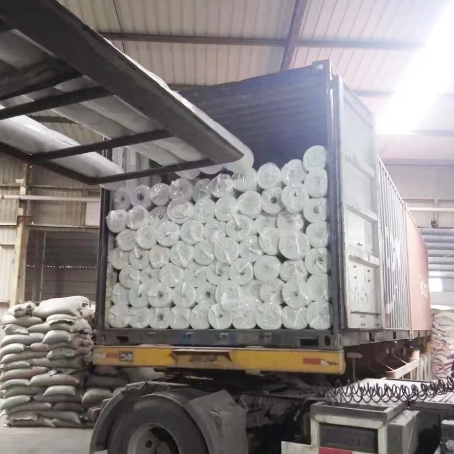 China factory favorable prices white geotextile fabric nonwoven needle punched geotextile short fabric