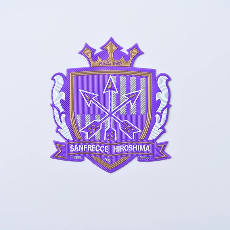 Custom High Class 3D TPU Football Team Heat Transfer Heat Press Patch For Clothing Badges