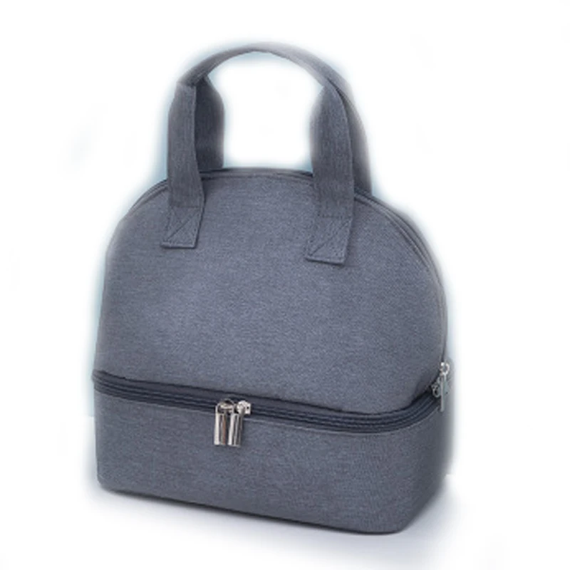 Promotional  multi-color oxford fabric Aluminium Foil InsulatedTote Lunch Bag Thermal Food Cooler Bags