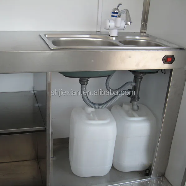 JX-FR280H Small Fiberglass Food Concession Trailers Mobile Food Warmer Carts