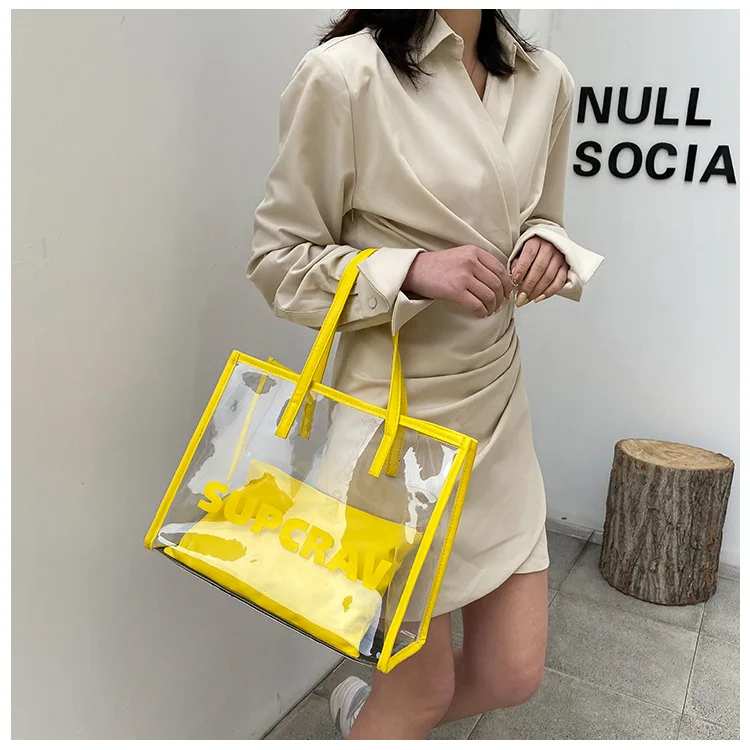 Fashion trends ladies bags ladies handbag luxury purses and handbags Pvc Transparent Tote bags women handbags ladies