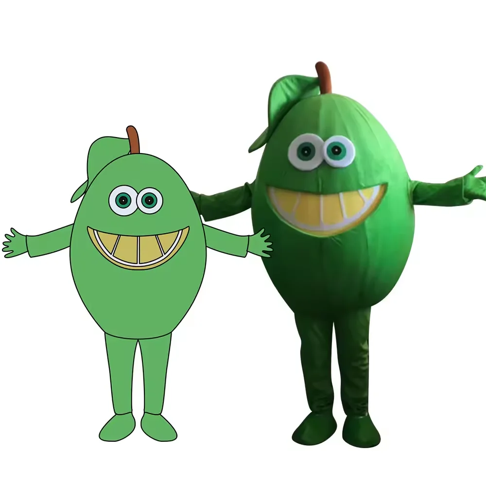 Party Carnival OEM Customize giant Cartoon Character Fruit Frog foam head Cute Panda Mascot Costume for Adults