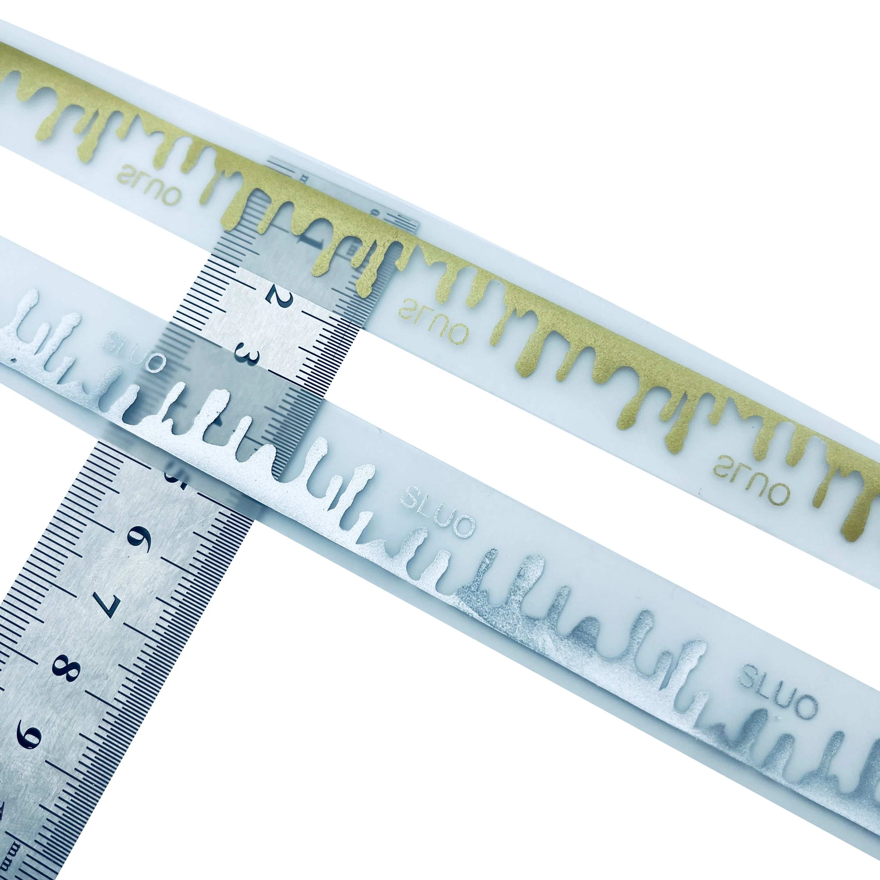 E-Magic Hot Sale Custom Logo 25mm Clear Silicone Ribbons Transparent TPU Mobilon Tape for Flower Decoration