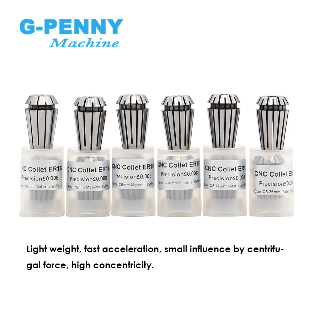 G-PENNY ER16 пружинный станок с ЧПУ токарно-фрезеровочный инструмент Высокая точность 0 008 мм Коллет