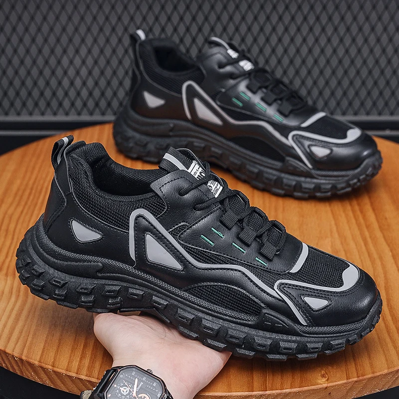 Mesh breathable casual non-slip wear-resistant tire sole running sneakers