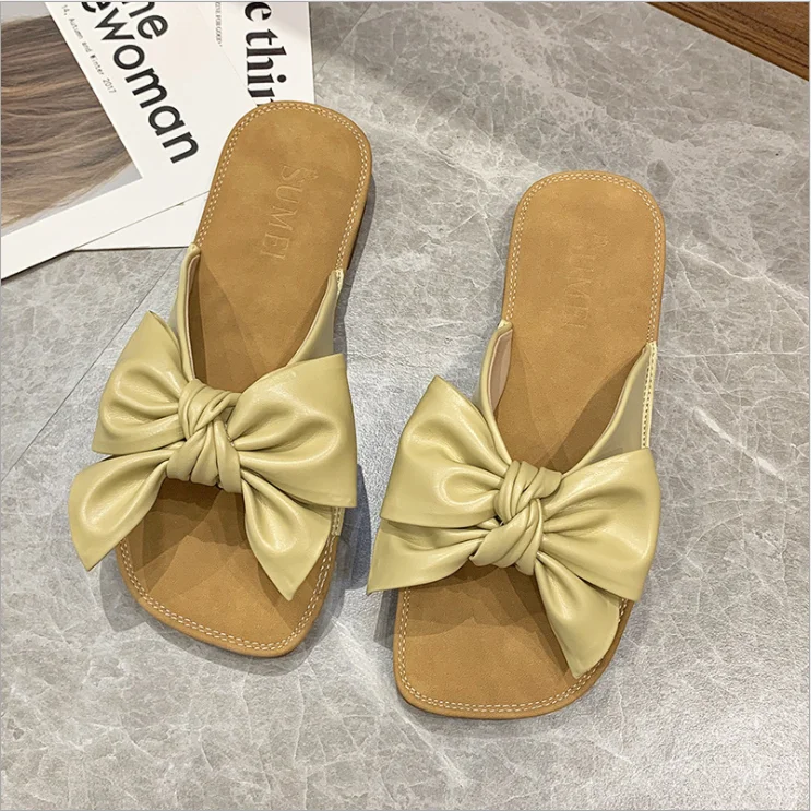Wholesale 2021 Latest Designer Beach Casual Slippers Summer Fashion Women Casual Flat Luxury Famous Brand Slides Slippers Ladies
