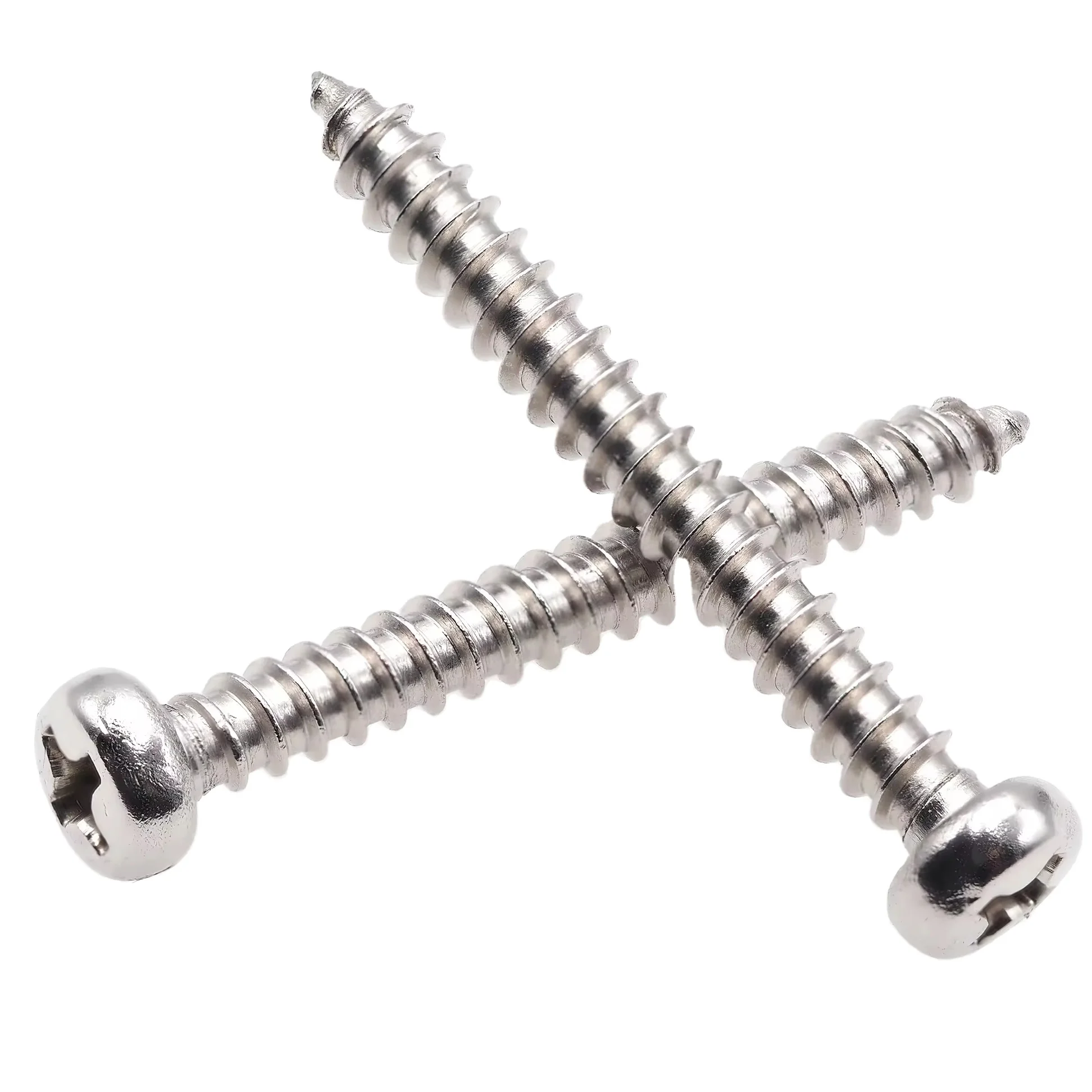 China Wholesale pan  Head Phillips ground fasteners Self Drilling Screw  3.5mm stainless steel self tapping screws