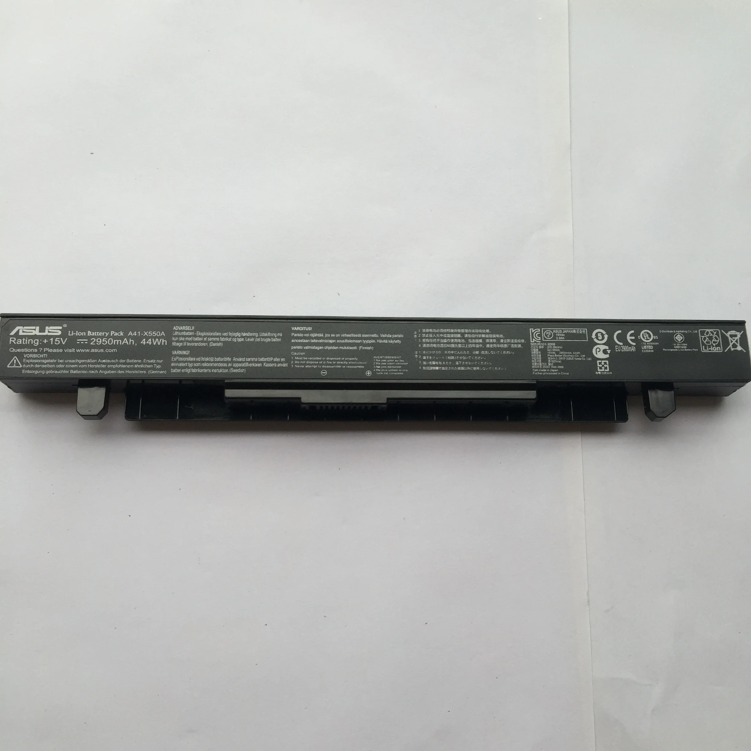 laptop battery lithium battery pack  X550A 15V 2950mAh  for  ASUS X450 X550 A450 F450 F550 F552 K450 K550 P450 P550 R409 R510