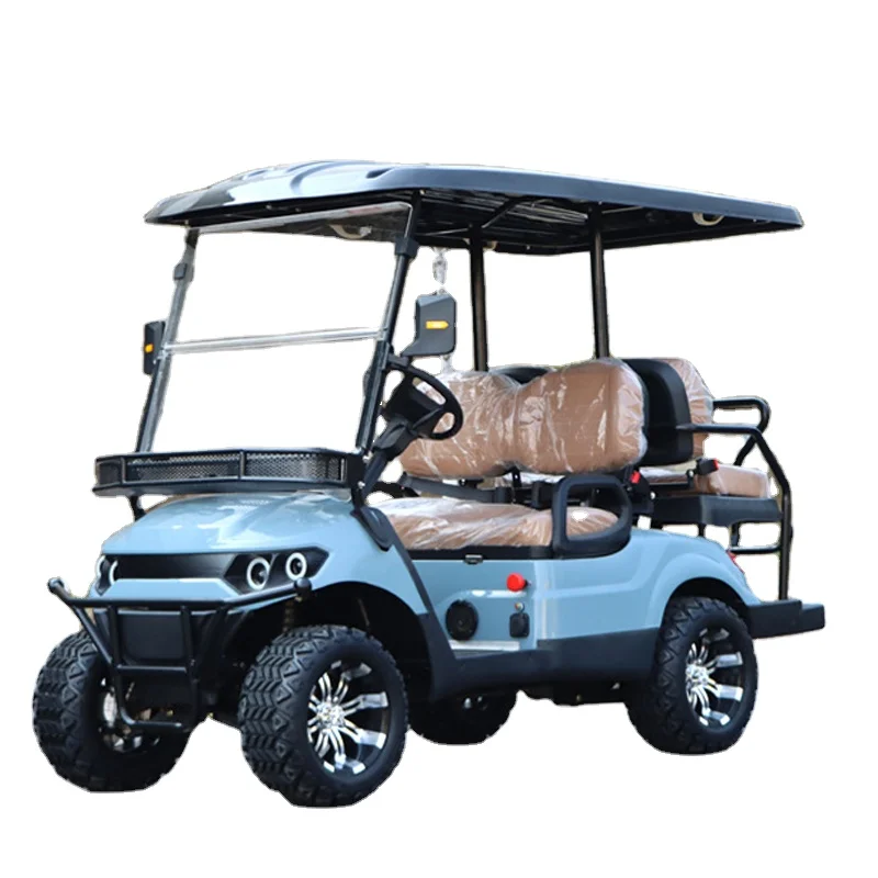 Lithium golf cart batteries 48v Customized  By Side 4*4 Utv Electric Golf Buggy Cart With Legal Lithium Battery