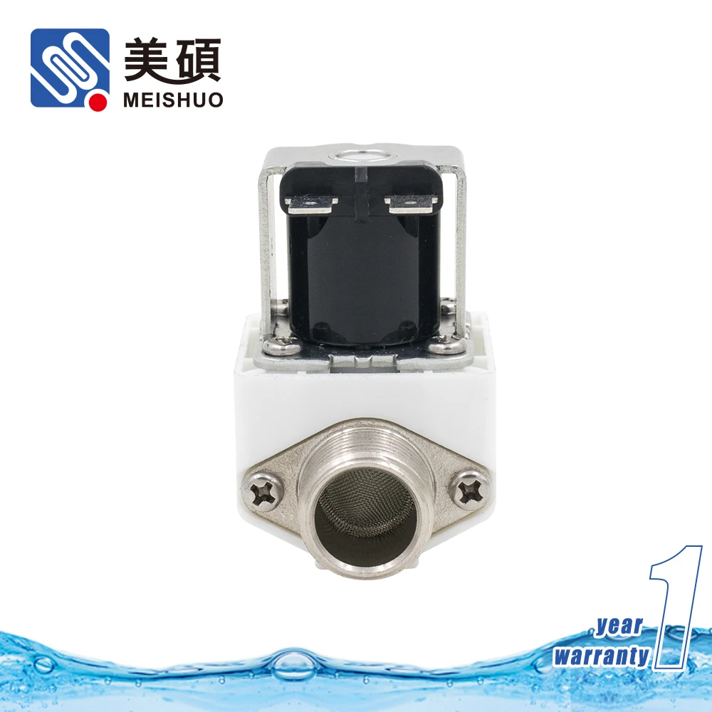 MEISHUO FPD360E Normally Closed Electric Magnetic Water Control Switch plastic water Built-in type check valve