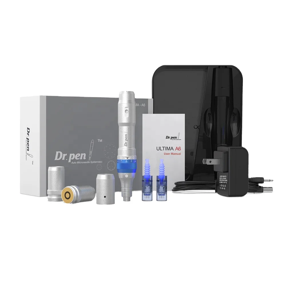 Электрическая Дерма-ручка с микроиголками, профессиональная Корейская Дерма-ручка Dr. Pen Ultima A6