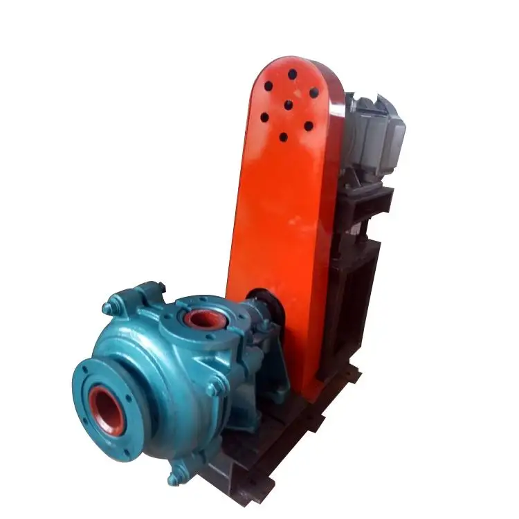 Anti Abrasive Belt Driven Slurry pump Centrifugal Horizontal Slurry pump