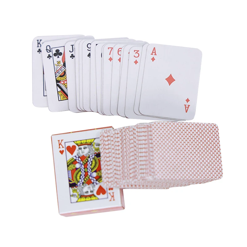 Factory Price Customized Printed Paper Playing Card Portable Drinking Game Playing Card