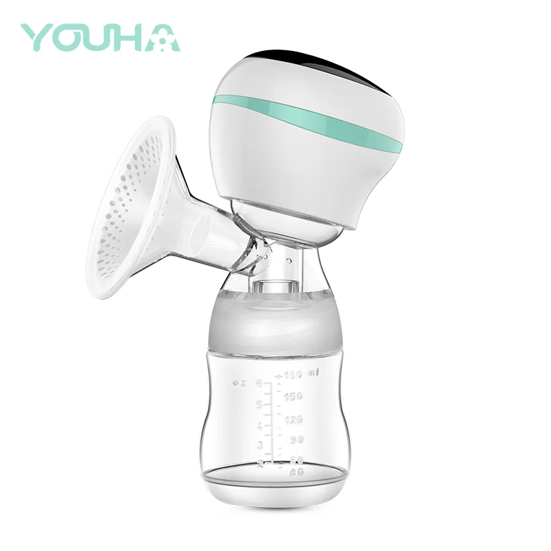 YOUHA портативный одиночный электрический молокоотсос с бутылочкой для детского молока