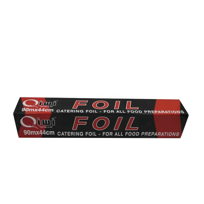 Wholesale custom logo food pack aluminum foil paper packaging boxes plastic wrap box
