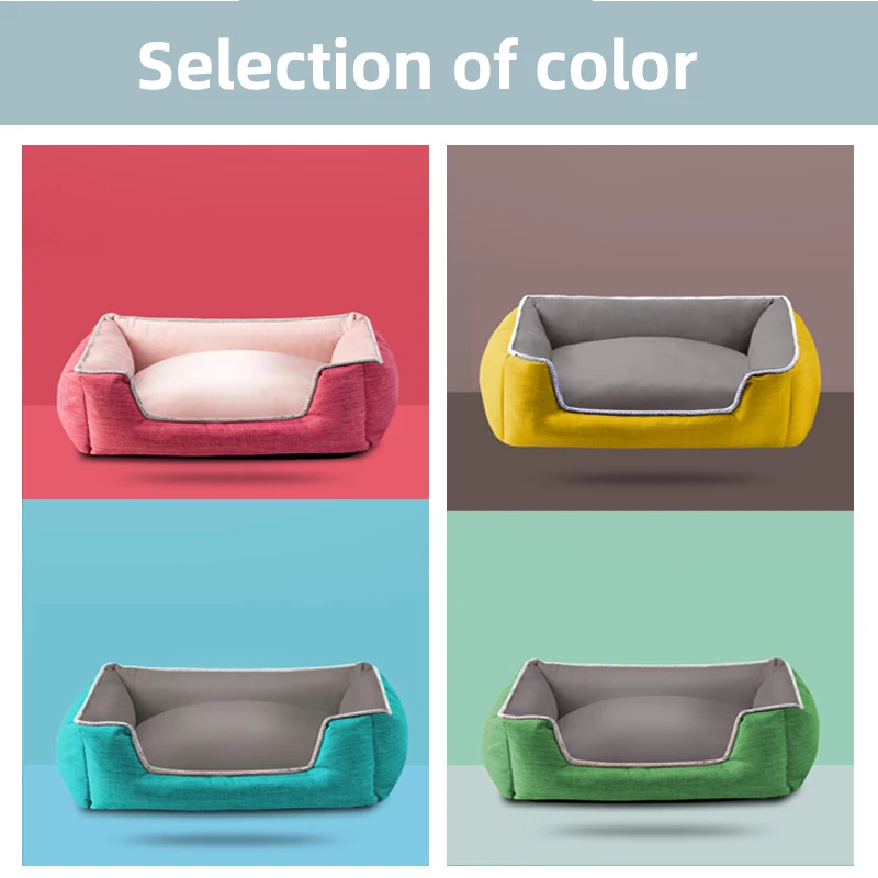 Wholesale Luxury Washable Memory Foam Calming Dog Pet Bed Soft Cat Pet Sofa Beds