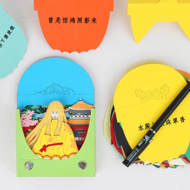 2020 Wholesale  Japanese Style Creative Vintage Promotion OEM New Design Paper Laser Unique Sticky Note Cute Tabs Pads