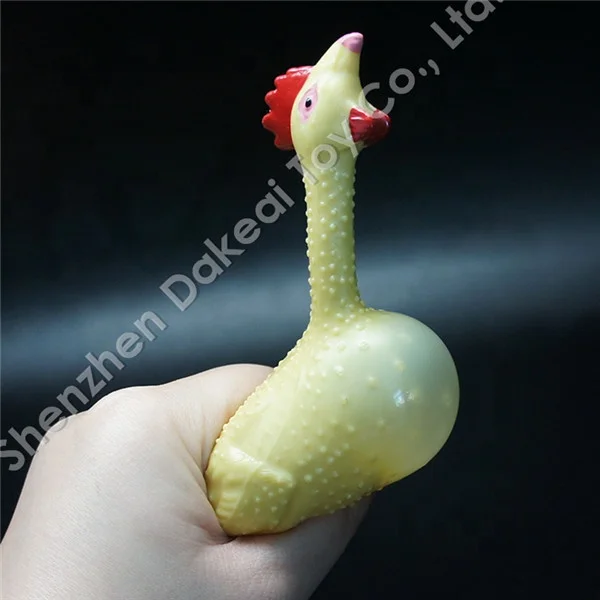 
Eco-friendly Material Gadgets Squeeze Chicken Anti Stress Toy Promotional Gifts Squishy Chicken Bath Toys 