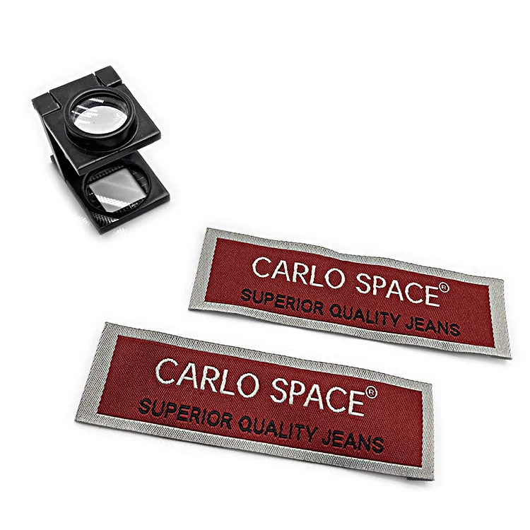 factory wholesale custom jeans label main label for garment