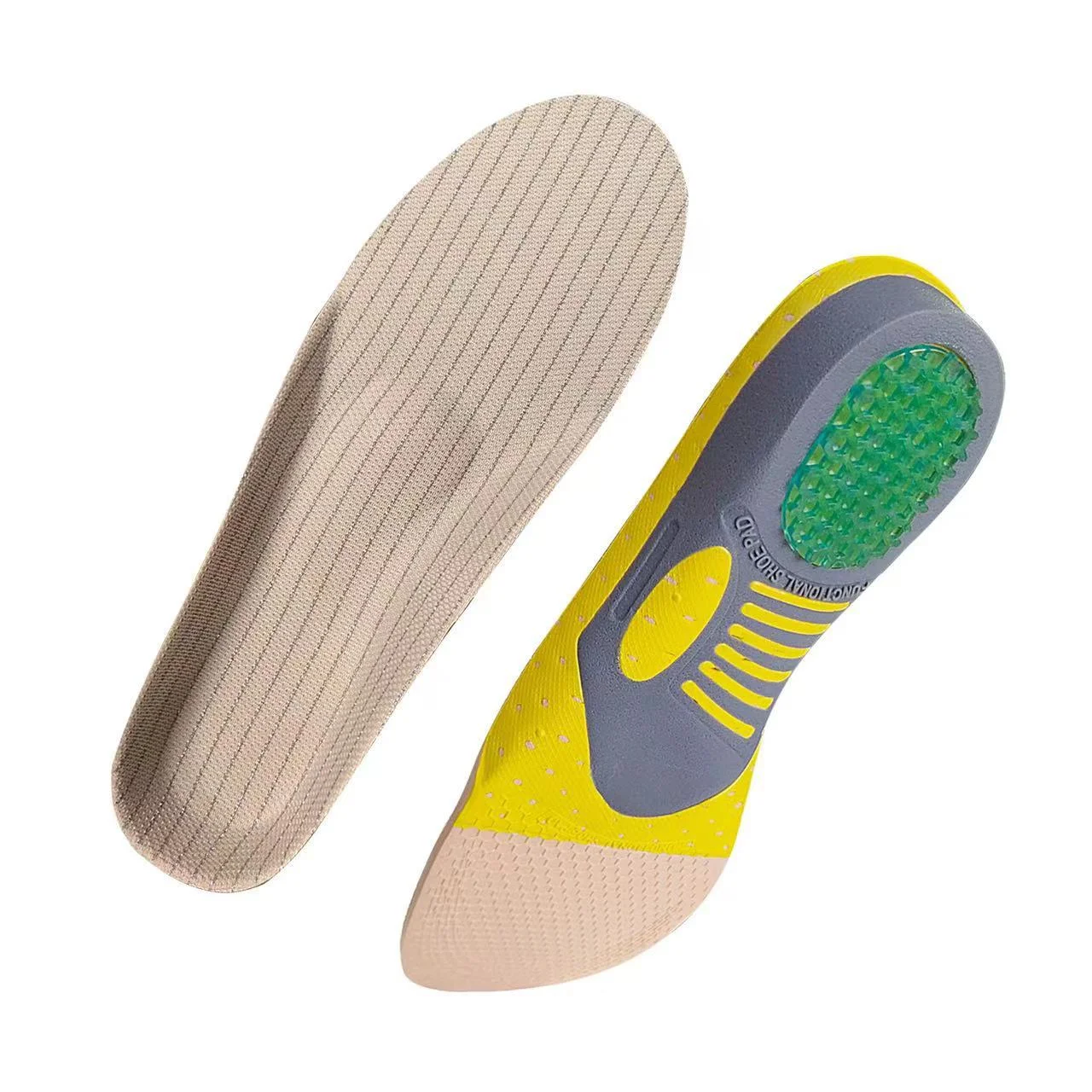 Wholesale Arch Support Multi Layered Design Latex Vktry Performance Memory Foam Material Carbon Fiber Insoles  for Flat Foot