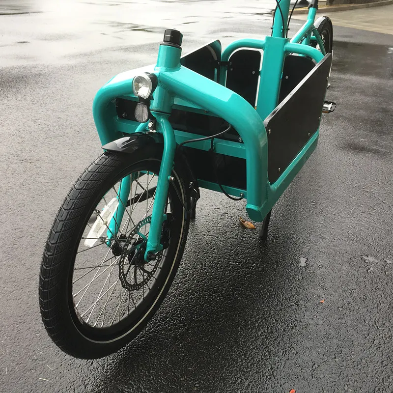 EU stock warehouse 2 wheel city bike cargo bike bicycle with front box Bafang motor family transport cargo bikes electric eu