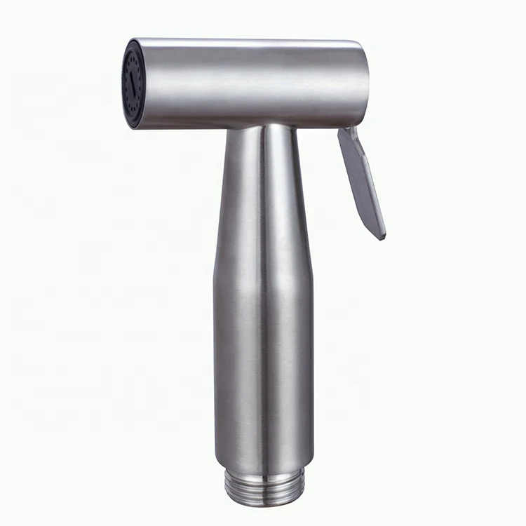 Toilet Sprayer Gun Stainless Steel Hand Bidet Faucet for Bathroom Hand Sprayer Shower Head Self Cleaning Bathroom Fixture