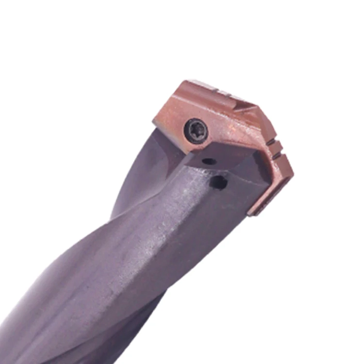 Straight Shank Exchangeable Solid Carbide Insert Spade Drill with Internal Coolant Hole