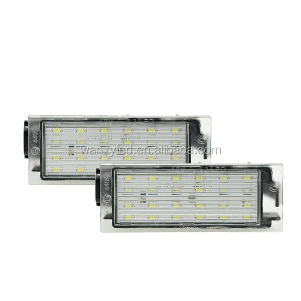 Vinstar License Plate Lamp for Renault Clio Kadjar Kangoo Laguna Megane Twingo Wind Traffic Master Error Free High Brightness