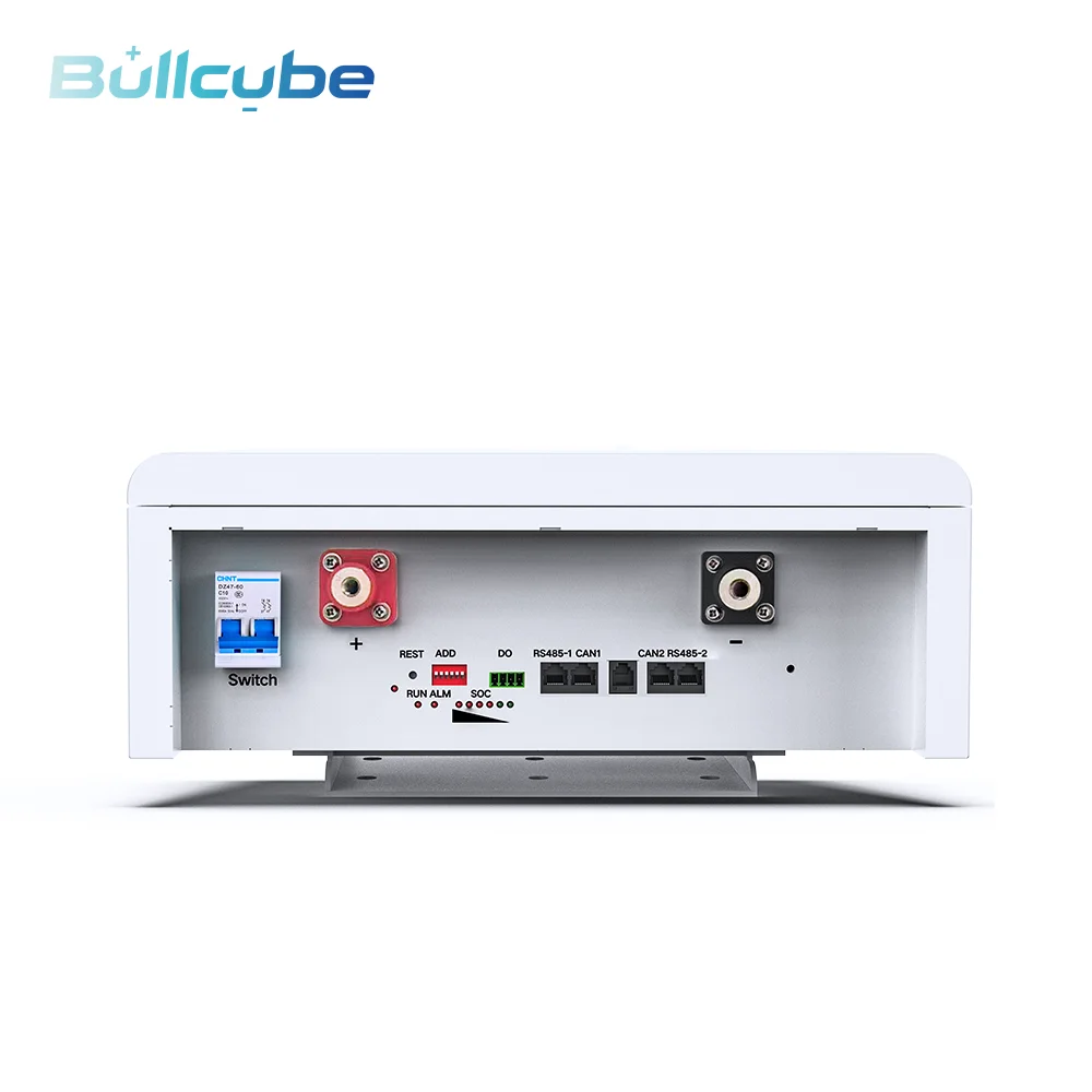 Bullcube Rechargeable Lithium Ion Battery Power Wall 48V 80A 100A Energy Storage LiFePO4 Battery