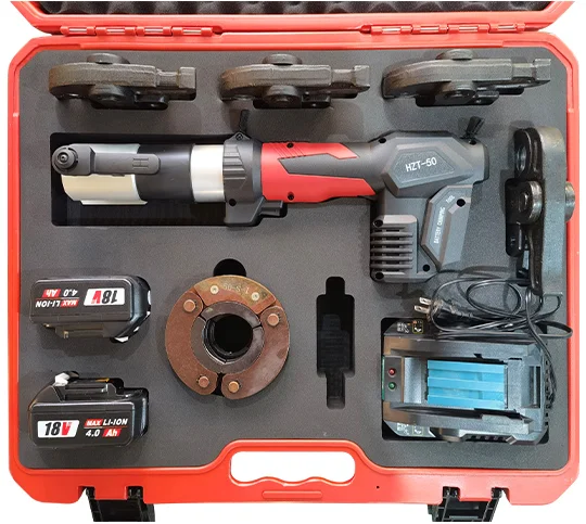 HEWLEE HZT-50 Quickly Air Conditioner Connecting Pipe V M VAU TH U Pipe Electrical presszange pressmaschine rohr akku