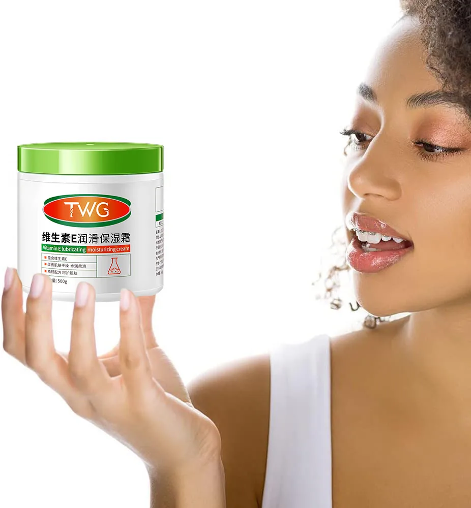 TWG Vitamin E Cream for Face and Body 500g Large Volume Skin Anti Cracking Moisturizing Face Cream Hydrating Vitamin E Cream