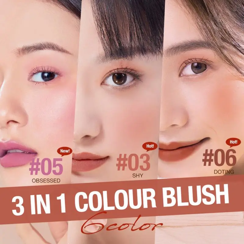 O.TWO.O Wholesale Sweat Proof Long Lasting Velvet Light Texture High Pigment Blush