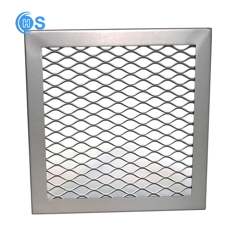 Heavy duty hot dipped galvanised expanded metal mesh carbon steel diamond flat plate net