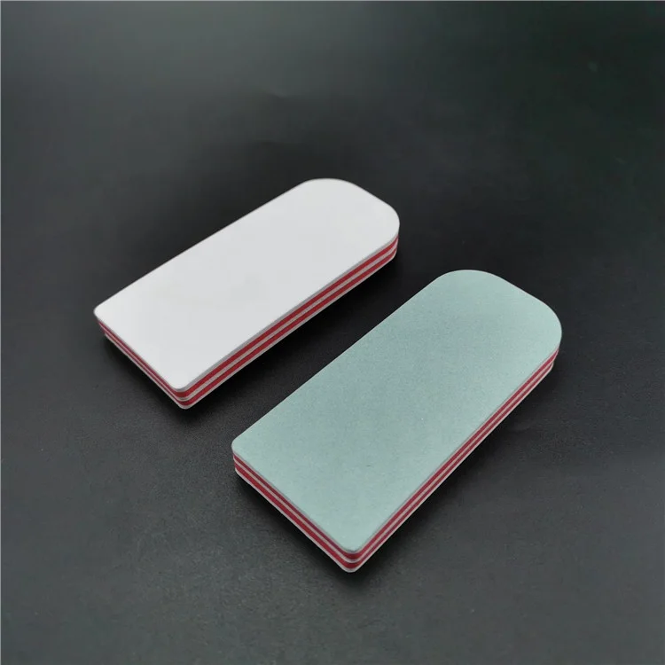Double Sided Nail Shiner Custom Print Logo Nail Care Buffers Block for Acrylic Nails