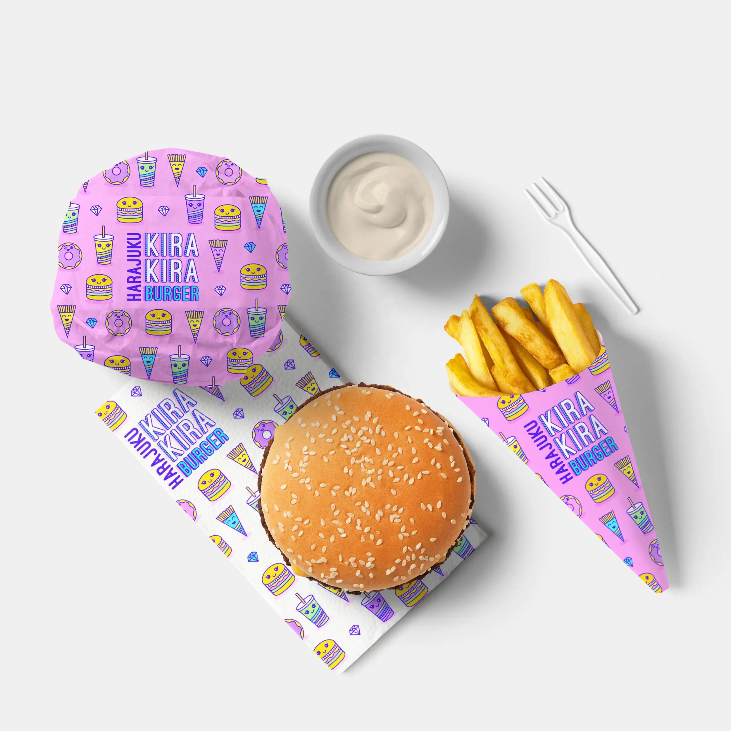 Personalized Logo Sandwich Burger Food Packaging Grease Proof Plain Eco Friendly Loaf Parchment Paper For Baking