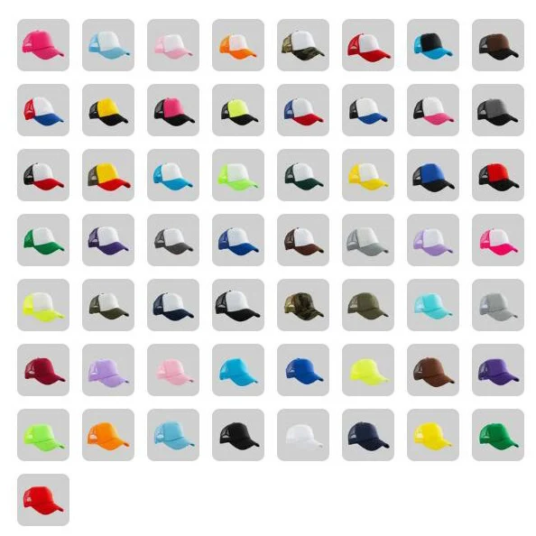 High Quality Wholesale Mesh Back Split Trucker Hat Custom  Baseball Cap