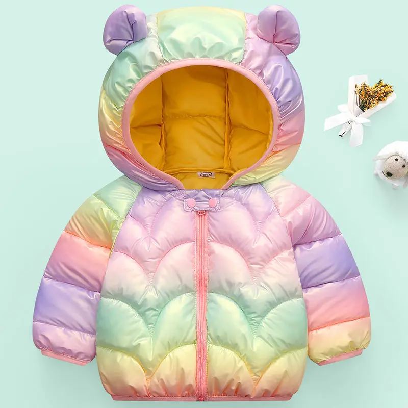  Kids Baby Clothes Thick Girls Winter Jacket Zipper Clothing Waterproof Casual
