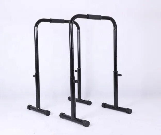 Custom Color  and Size  Adjustable Height Push Up Parallel  Dip Bar Home