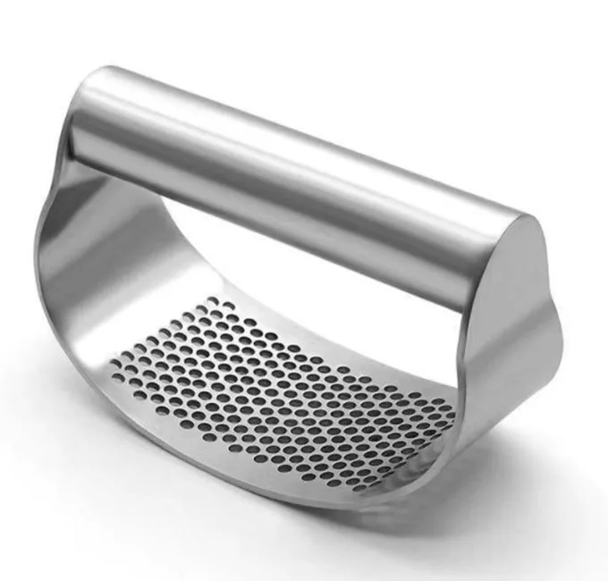 Kitchen Manual Vegetable Chopper Tools Stainless Steel Garlic Press Crusher Chopper Mincer