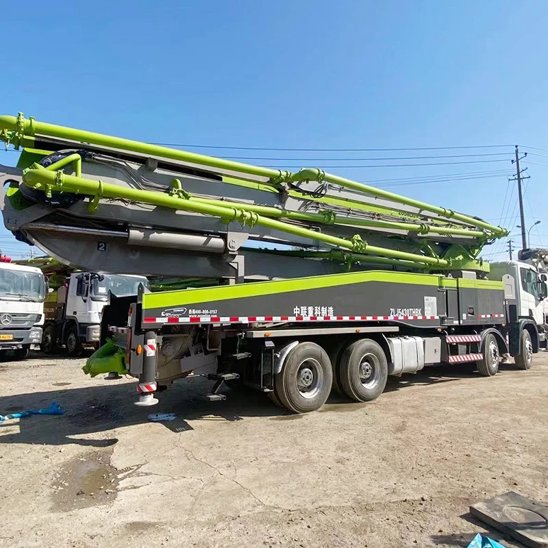 Best Sale Used Concrete Pumping Machine Portable Zoomlion 56m Concrete Pump Trucks Price