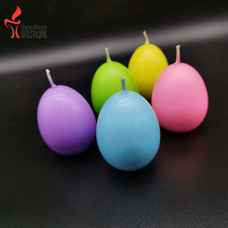 2023 New Design Home Decoration Egg Candles for Easter Day