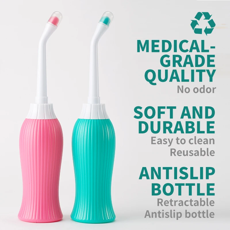 Нам поставка производится по ценам, действующим на дату заказа ручной Душ биде для стыковой и распылителем 500ml Портативный женские очистки бутылок