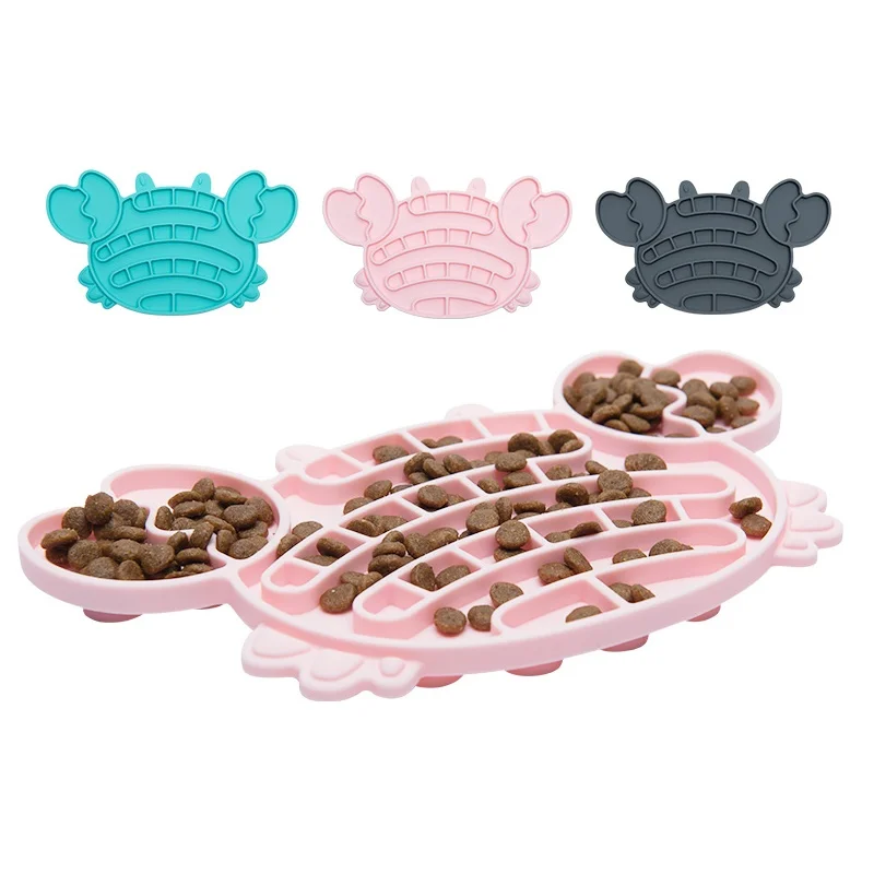 Silicone Slow Feeder New Silicone Bath Lick Mat Feeding Dog Lick Pad Slow Feeder Pet Lick Mats