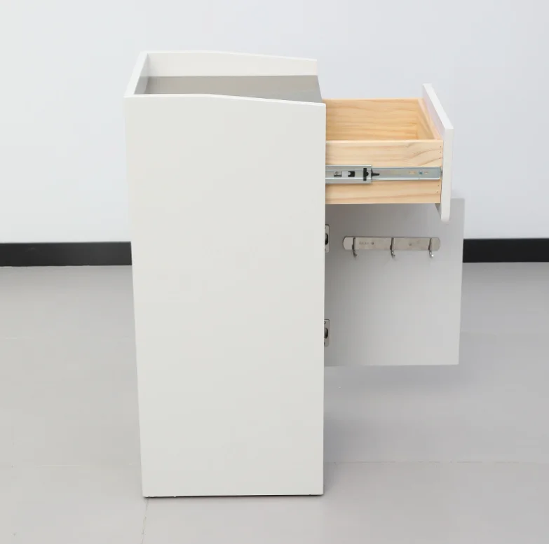 Simple barber store tools beauty salon storage cabinet display hairdressing cabinet