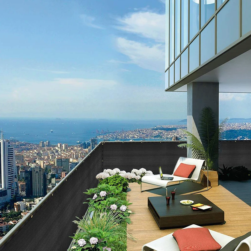 Manufacture Enclosure Fence Net 100% virgin HDPE Balcony Anti Dust Protection Net Garden Privacy Fence Net